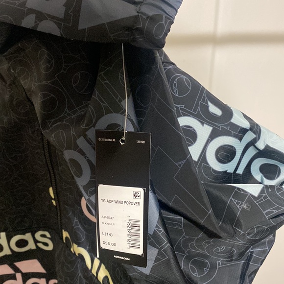 - Adidas aop wind powerover jacket size large - Picture 4 of 5